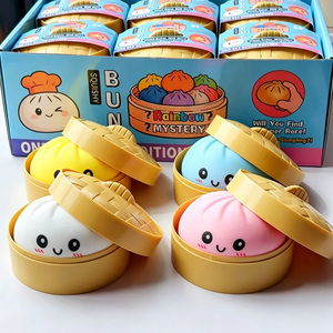 Mainan TPR Lembut Bentuk Pangsit Warna-warni Berkilau, Bola Pijat Simulasi Makanan untuk Menghilangkan Stres, Cocok untuk Anak-anak dan Dewasa, Hadiah - Product Image 5