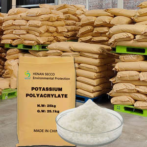 Polyacrylate de <span class=keywords><strong>potassium</strong></span> de qualité agricole super absorbant fabriqué en Chine, pureté 100%, non toxique, certifié ISO, remplace l'eau - Product Image 2