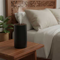 Diffuseur de parfum de luxe pour voiture, format cylindrique compact, pour porte-gobelet, machine à parfum OEM économe en énergie