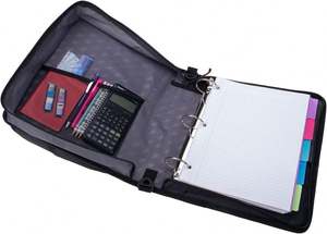 BSCI 500 Sheet Capacity 3-Ring Binder Free Sample Polyester 5-Tab <b>Expanding</b> <b>File</b> <b>Folder</b> with Pockets for School - Product Image 6