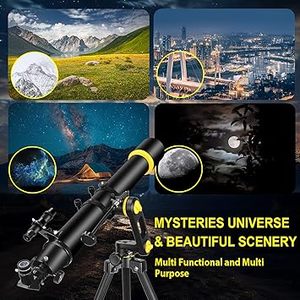 Telescópio Monocular Refrator Astronômico Solomark 901000 de Alta Qualidade Profissional Ajustável em Liga de Alumínio para Entretenimento - Product Image 6