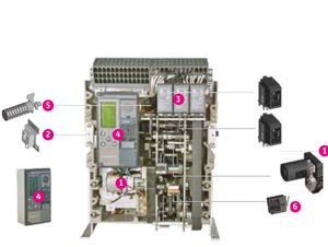 Für GG25M1 ACB Leistungsschalter für Frame Entelliguard 50kA Abschaltvermögen 415V 1600-2500A Industrieller LSI-Schutz - Product Image 4