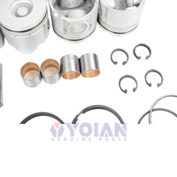 Perlengkapan Perbaikan Part Overhaul Asli 4JB1 4JA1 4JG1 4JJ1 untuk Part Excavator ISUZU Piston/Liner Silinder