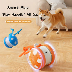 Mainan Kreatif Piala Sepak Bola, Bola Loncat Elastis TPU PP Katun, Mainan Kucing & Anjing, Mainan Hiburan Mandiri - Product Image 5