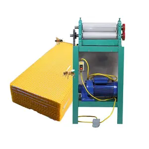 good quality comb foundation roller/bee wax roller machine/beeswax foundation sheet press