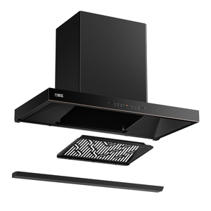 Bán Buôn Thông Minh Thiết Kế Hiện Đại Mạnh Mẽ Im Lặng Thông Gió Mui Xe Với Đèn LED Chiếu Sáng Tự Động Làm Sạch Tường Gắn Ống Khói Xả Nồi Mui Xe - Product Image 2