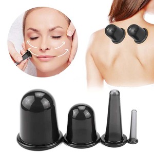 Outil de soin de la peau très vendu, ensemble de ventouses en silicone pour le massage facial et le dos - Product Image 3