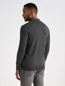 Wholesale Super Soft Customize Knitted <strong>Men's</strong> Cashmere Sweater Knitwear <strong>Polo</strong> <strong>Neck</strong> Button Cashmere <strong>Jumper</strong> for <strong>Men</strong> <strong>Polo</strong> Sweater - Product Image 3