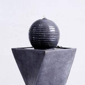 <span class=keywords><strong>Fontaine</strong></span> de jardin en forme de <span class=keywords><strong>boule</strong></span> en béton Grc Frp de haute qualité - Product Image 3