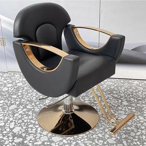 Nuevo Diseño de Silla de Barbería Hidráulica Reclinable Negra para Peluquería, Muebles Vintage para Salón de Belleza - Product Image 5