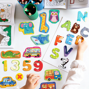 Juego de Juguetes Educativos Magnéticos con Letras y Números, Alfabeto ABC de <span class=keywords><strong>Animales</strong></span> Adorables, Rompecabezas para Refrigerador y <span class=keywords><strong>Pizarra</strong></span>, Coloridos, para Aprender a Deletrear - Product Image 2