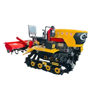 Farm mini crawler tractor cultivator rotary tiller for sale for farm made in china