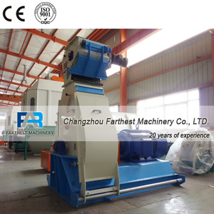 Molino de Martillos Combinado con Rotor de 1200 mm de Alcance Máximo, Trituradora y Mezcladora de Alimento para Animales - Product Image 2