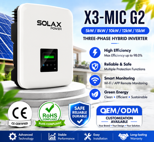Convertisseur solaire triphasé <span class=keywords><strong>SolaX</strong></span> 5kW 8kW 10kW 12kW 15kW sur réseau X3-MIC G2 MPPT haute efficacité IP66 étanche - Product Image 1