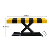 Serrure extérieure de stationnement de voiture de type X en acier de vente chaude avec la barrière de serrure à télécommande