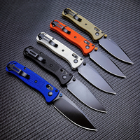 Pisau Lipat Multi Tipe Grosir BM 533/535 yang Dapat Disesuaikan, Bilah S90V, Gagang Nilon, Pisau Saku Berburu, Taktik Survival, EDC