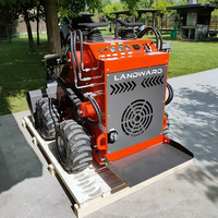 Mini-chargeuse compacte professionnelle à chenilles et roues, économique, pour usage agricole, EURO 5 EPA, diesel