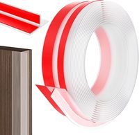 Bande d'étanchéité en silicone en forme de T personnalisée Cuishi, résistante à l'usure, anti-insectes, pour portes et fenêtres, en caoutchouc noir/transparent/cristal