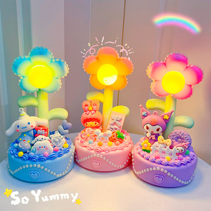 ชุดไฟกลางคืนรูปดอกไม้พลาสติก DIY สำหรับเด็กอายุ 4-6 ปี พร้อมแบตเตอรี่ในตัว - Product Image 3