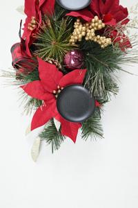 Décoration de table domestique personnalisée Bougeoir de Noël Bougeoir artificiel en PVC PE - Product Image 4