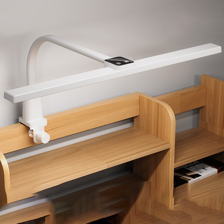 Touch Control LED Table Lamp with Clamp Flexible Gooseneck Reading Light 12W Dimmable Workbench Lamp for Home Office Study