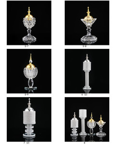 Single Head Outdoor Hochzeit Wind dichte Kristall Kerzenhalter Romantische Valentinstag Kerzenlicht Esstisch Dekoration Ornament - Product Image 5