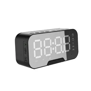 FANSBE Good Promotion Cute Wireless Remote Control Musical Eco-friendly BT Clock Mini Speaker