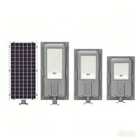 Lampu Jalan Tenaga Surya Super Terang 300W dengan Baterai 30AH All in One Lampu LED Surya Luar Ruangan untuk Jalan Pedesaan & Tempat Parkir
