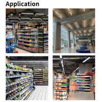 RONSE Projecteurs sur rail modernes LED Linéaires 30W Profil en aluminium avec lentille et diffuseur