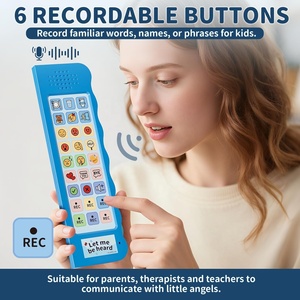 Dispositivo AAC para el autismo Dispositivo de comunicación para niños no verbales con 6 botones programables y volumen ajustable - Product Image 3