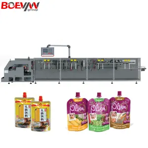 Full automatic OEM Manufacturer Ketchup Paste Bag Liquid Tomato Sauce Aluminum Foil Spout Pouch packing machine