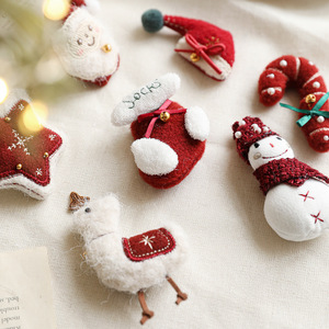 Décoration <span class=keywords><strong>de</strong></span> Noël <span class=keywords><strong>de</strong></span> haute qualité, petit ornement en feutre en forme <span class=keywords><strong>de</strong></span> bonhomme <span class=keywords><strong>de</strong></span> neige <span class=keywords><strong>de</strong></span> dessin animé, à suspendre à l'arbre <span class=keywords><strong>de</strong></span> Noël - Product Image 2