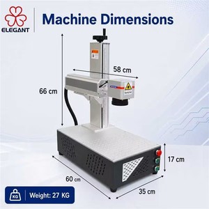 Machine de marquage laser à fibre 20W 30W 50W, graveur laser métallique pour acier et aluminium, machine de marquage laser à fibre portable - Product Image 2