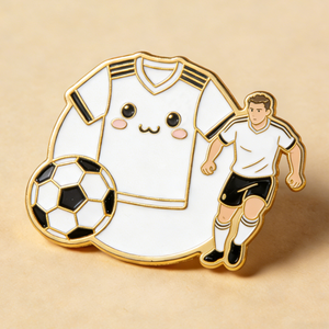 Fabricant de badges en émail personnalisés en alliage de zinc, souples ou rigides, pour clubs de football et sports - Product Image 3