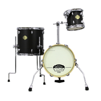 Ensemble de batterie Beatello de petite taille, 3 pièces, comprenant un grosse caisse et des tom-toms, pour débutants, instrument de percussion de haute qualité, ensemble de batterie portable Jungle