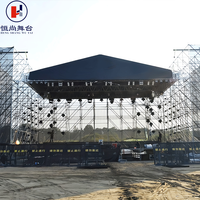 Andamios Modulares Portátiles de Aleación de Aluminio y Sistema de Escenario de Armadura de Instalación Rápida para Conciertos