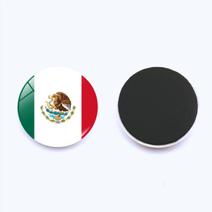Nuoxin personalizado barato redondo 3D toda la bandera nacional americano Canadá México imán viaje recuerdos refrigerador pegatinas para la venta - Product Image 5