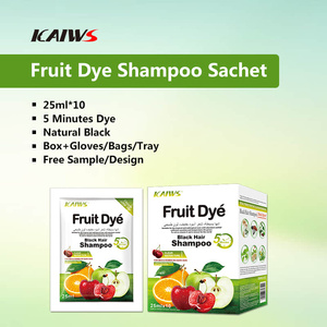 KAIWS comodo bustina di mele nero colorante per <span class=keywords><strong>capelli</strong></span> colore Shampoo <span class=keywords><strong>Tinte</strong></span> Cabello colore naturale organico bolla colore nero tinture per <span class=keywords><strong>capelli</strong></span> - Product Image 2