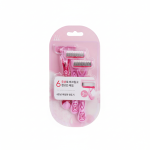 Premium Catégorie de produits Rasoir pour femmes Rasoir à 6 lames 3P pour femmes - Product Image 2