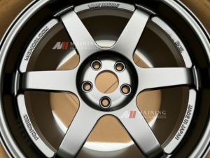 ล้อแม็กซ์ MN Forged Custom Sport <span class=keywords><strong>สี</strong></span><span class=keywords><strong>ดำ</strong></span><span class=keywords><strong>ด้าน</strong></span> รุ่น <span class=keywords><strong>TE37</strong></span> SL Saga 5x112 สำหรับ BMW E46 M3 BRZ FK8 NSX Supra Civic - Product Image 6