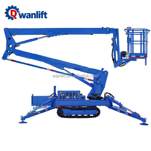 Piattaforma Elevatrice a Ragno Wanlift 8m-24m, Sollevatore Compatto a Braccio Articolato su Cingoli per Lavori Edili e di Cura degli Alberi - Product Image 3