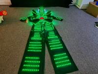 Светодиодный костюм робота-штаттлбёрда - Программируемый костюм с RGB-подсветкой для ночных клубов и сценических выступлений