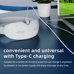 KV 2024 3D Dot Heated Smart Eye Massager Wand Juego eléctrico Dispositivo de masaje de ojos masajeador de ojos inteligente para niños adolescentes y adultos - Product Image 6