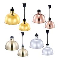 Sunmax Coloré Restauration Rétractable En Acier Inoxydable Rose Lampe Chauffante Cuisine Plafond Réchauffeur Alimentaire Préservation de la Lumière pour Buffet