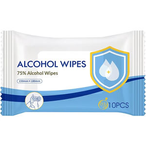 ผ้าเช็ดทำความสะอาดแอลกอฮอล์ฆ่าเชื้อโรค<span class=keywords><strong>75</strong></span>องศาทำจากวัสดุที่มีลักษณะเป็นสปอร์แลคขนาด SJ-001บรรจุภัณฑ์ขนาดเล็กพกพาได้10ถุงผ้าเช็ดทำความสะอาด - Product Image 3
