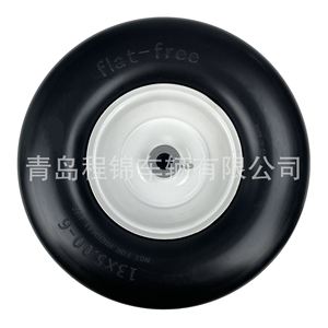Neumáticos sin cámara Cheng Jin Vehicles 13x5.00-6 para cortacésped con llanta de acero lisa para tractores de jardín - Product Image 3