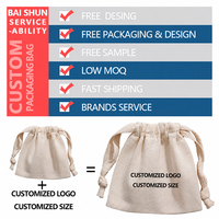 Sac à cordon en lin à chevrons de haute qualité avec logo personnalisé, imprimé sérigraphié, prêt à l'emploi, recyclable, pochette cadeau pour bijoux, pour le consommateur