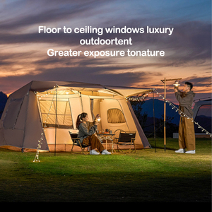 Tienda de Campaña Inflable de Doble Capa Oxford FN ZP-33 para 8 Personas, Una Habitación, Automática, de Lujo, Impermeable, 2000-3000 mm, Extra Grande para Camping - Product Image 2