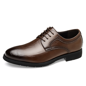 Zapatos de Vestir Derby para Hombre - Estilo Británico, con Grabado, Formales, para Negocios y Bodas, con Suela de Goma Antideslizante - Product Image 4
