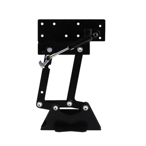 Base Metálica Plegable con Elevación Hidráulica para Mesa de Centro, Escritorio de Computadora, Diseño Industrial, Acabado Negro por Electroforesis - Product Image 3